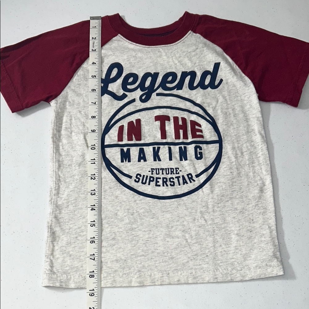 Legend in the Making Kids Raglan Graphic T-Shirt Size 6 - Picture 6 of 8